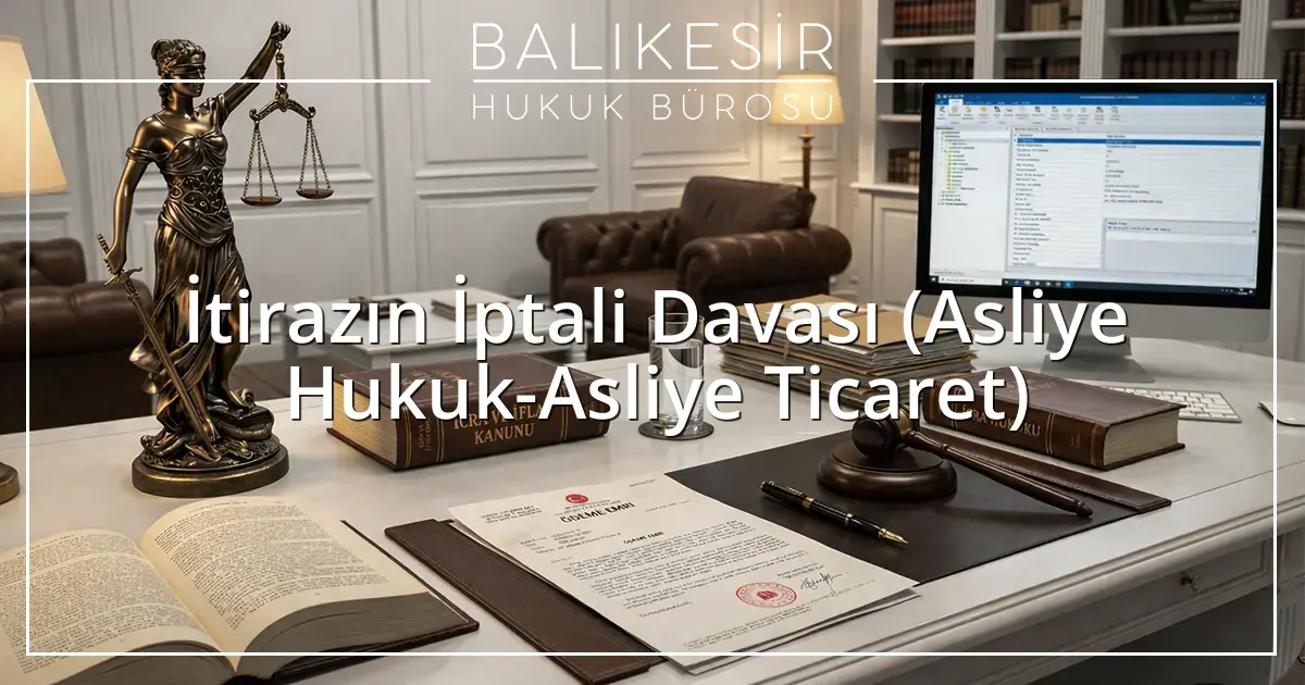 İtirazın İptali Davası (Asliye Hukuk-Asliye Ticaret)