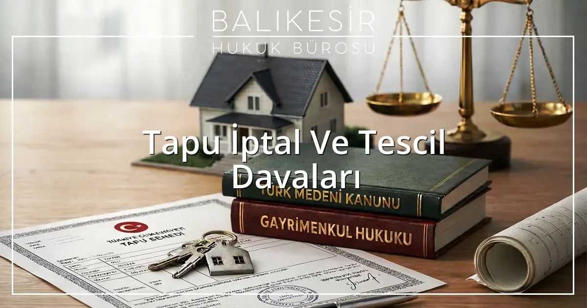 Tapu İptal Ve Tescil Davaları